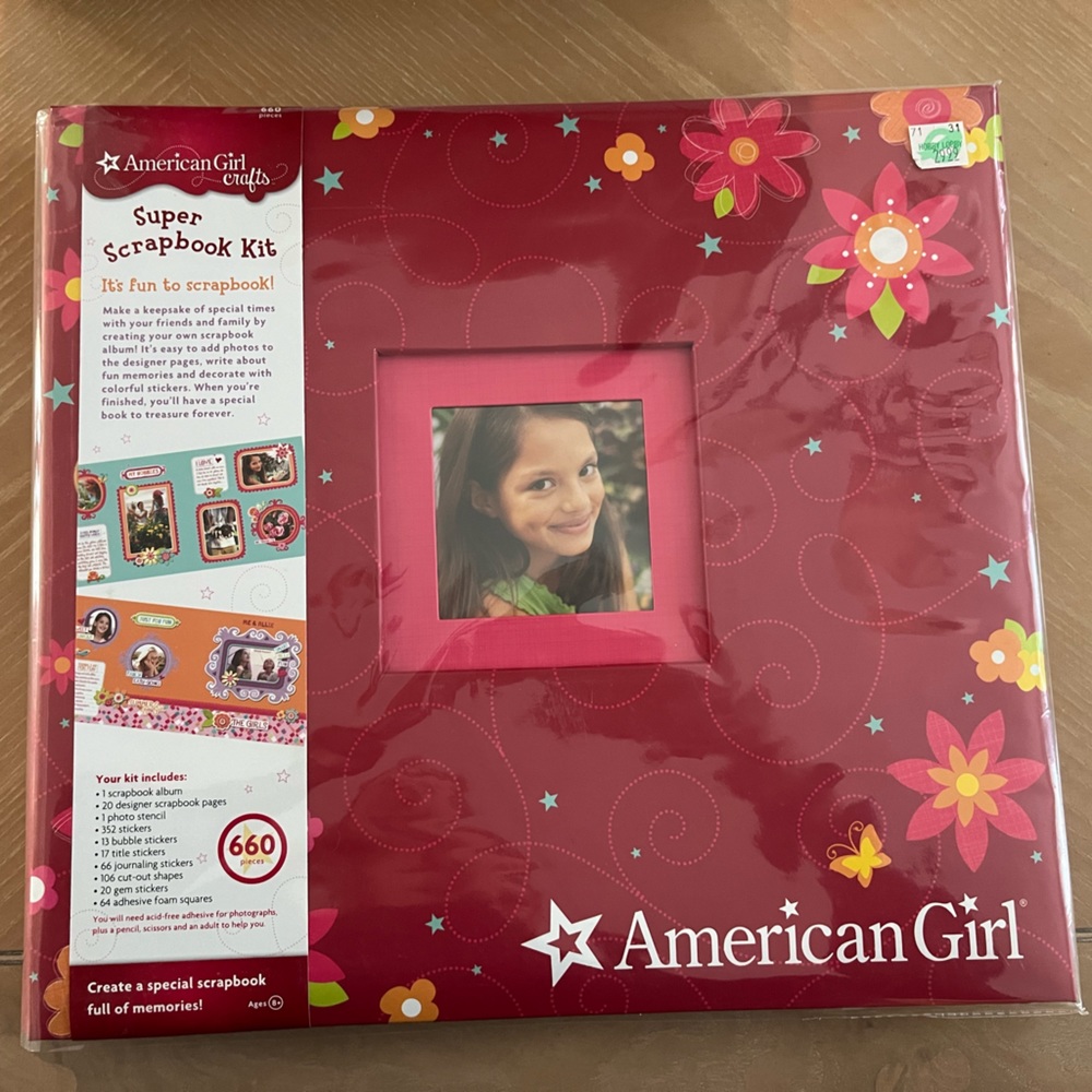 American Girl 12x12 Super Scrapbook kit by EK Success.